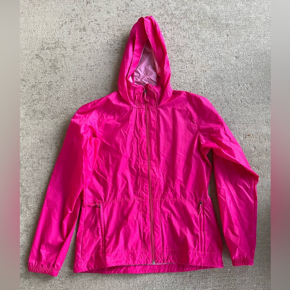 Columbia rain weatherproof hot pink jacket coat
